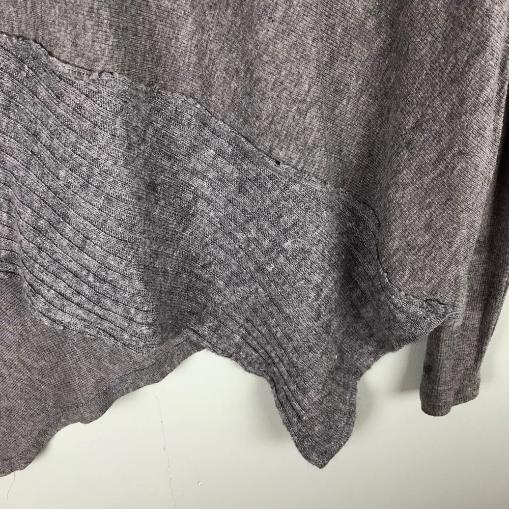 Heather by Bordeaux | Gray Angora Blend Sweater - Picture 3 of 6